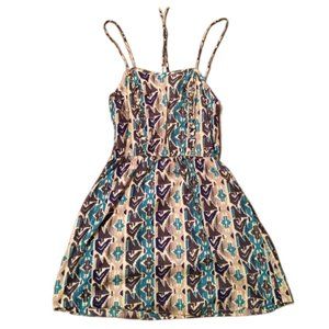 🎉 HERITAGE 81 Blue Tribal Print Dress, size S